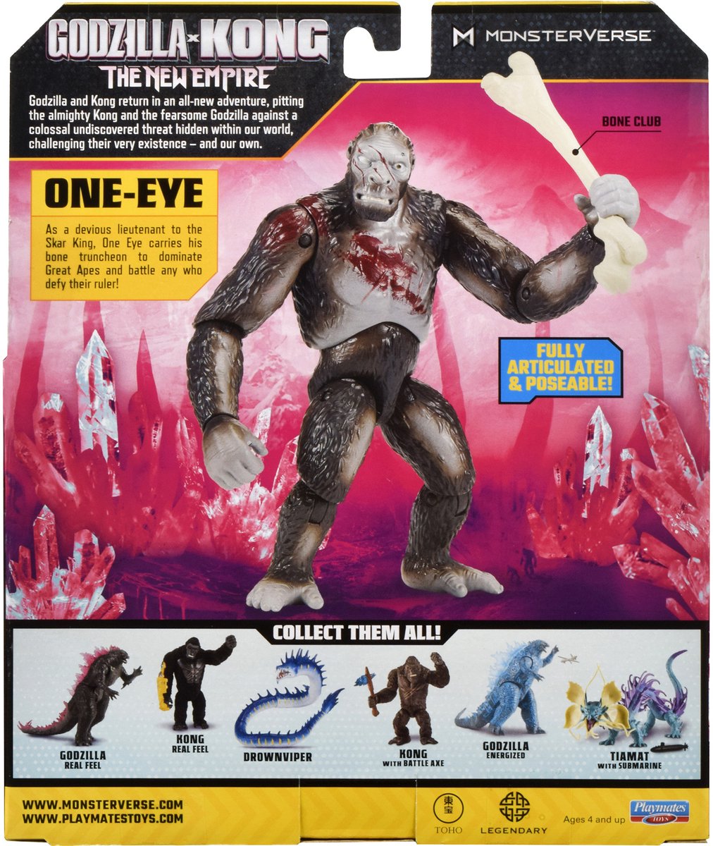 Playmates Godzilla x Kong: The New Empire Action Figure One Eye 15 cm Action Figuur — cadeau in Spellen & Speelgoed - foto 3