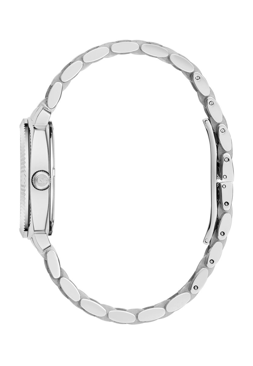 Gc Gc Flair Coussin Lady Kwarts Analoog Horloge Zilveren Toon Case: 100% Stainless Steel | Armband: 100% Stainless Steel 34 Z44001L7MF, Z44002L9MF, Z44003L1MF