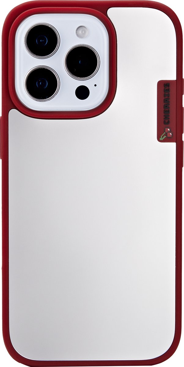 CHERRIES telefoonhoesje voor Samsung Galaxy S24 Plus - MagSafe-Ready Case - Schokbestendig - Spiegel - Rood - Cherries Geur
