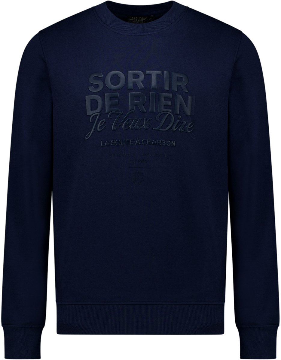 Cars Jeans Trui Faccio Sw 6049712 Navy Mannen Maat - S