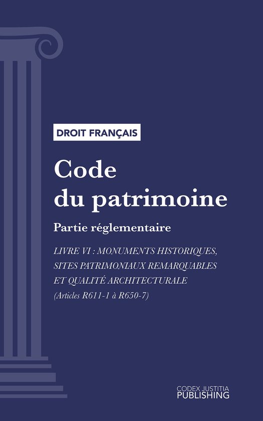Code du patrimoine - cover