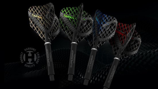 Harrows Taipan Red - Dart Flights van Harrows — afbeelding 2