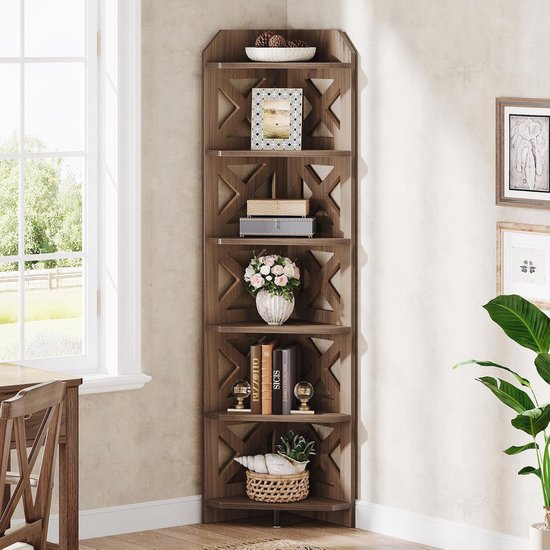 Kapstok-hoekrek gerestyled met steigerhout - Landelijk Steigerhout Kapstok-hoekrek gerestyled met steigerhout - Landelijk Steigerhout