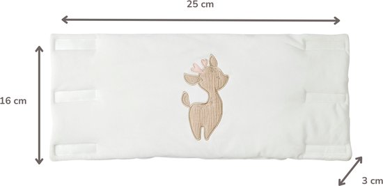 Nattou FanFan Bedbumper Set - Baby Hoofdbeschermer - 20 cm x 20 cm - 6 stuks van Nattou — afbeelding 5