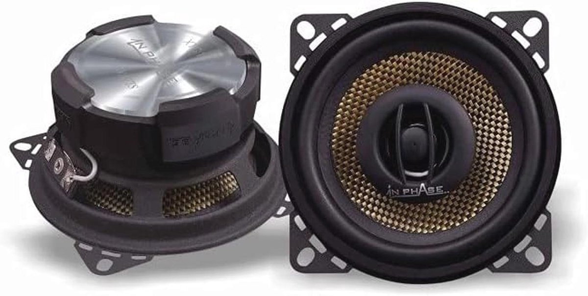 160W Coaxiaal Luidsprekersysteem voor Auto - 4" Hoogwaardige Geluidskwaliteit