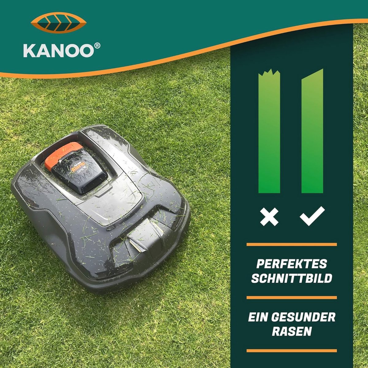 Premium Titanium Reservemessen voor Robotmaaiers - Set van - afbeelding 3