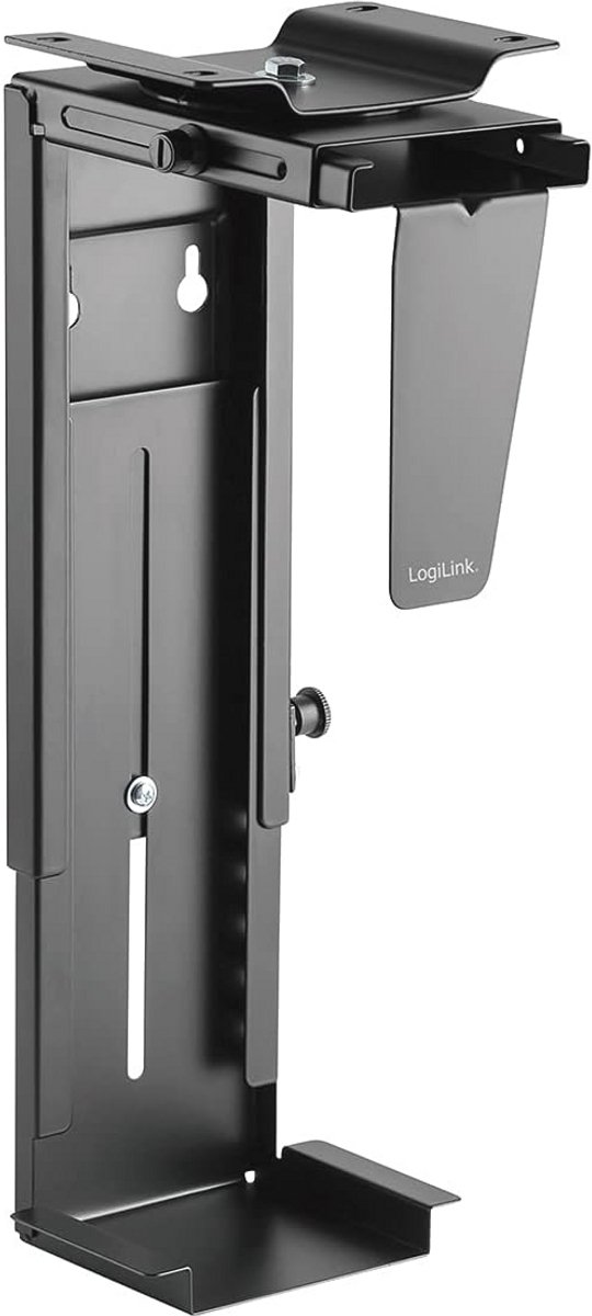 Verstelbare ondertafel wand PC-houder 360° draaibaar voor pc's tot 10 kg