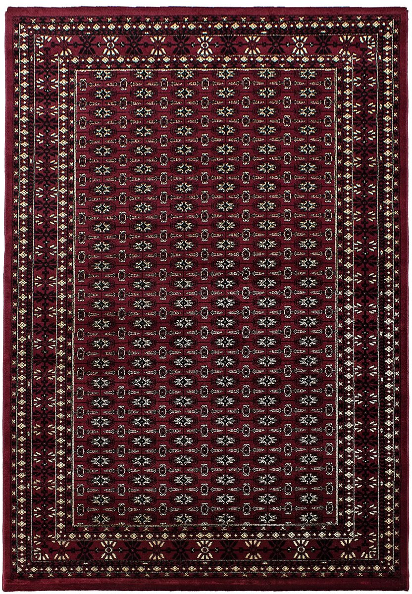 Rabat – Klassiek Vloerkleed – Rood – Laagpolig & Oosters Design