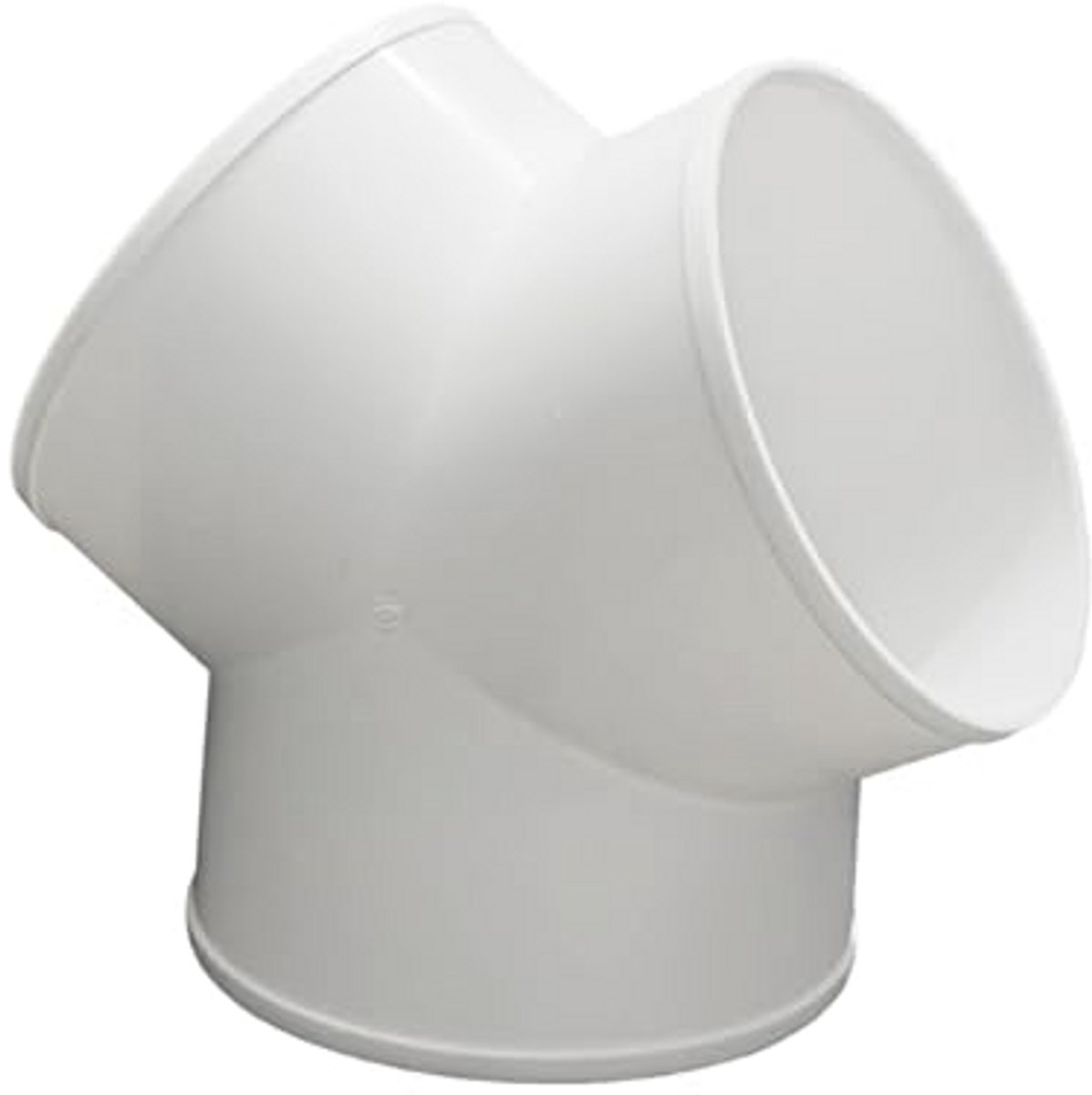 Ventilatiebuis connector 100 mm Y-stuk - 3-weg buisadapter van kunststof