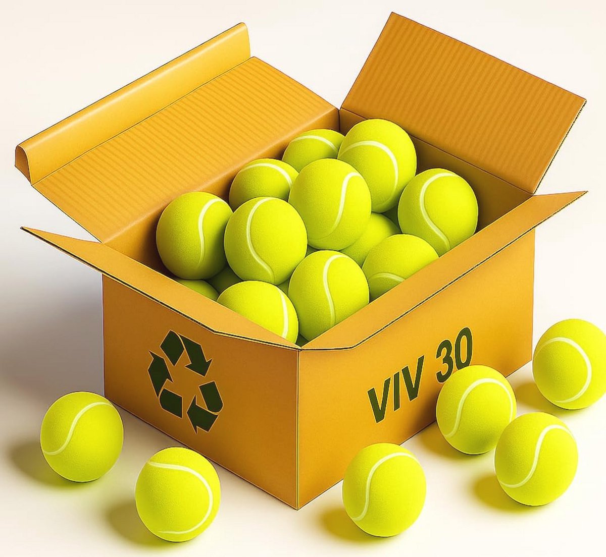 Hoge Kwaliteit Tennisballen - Set van 3 voor Training en Spel