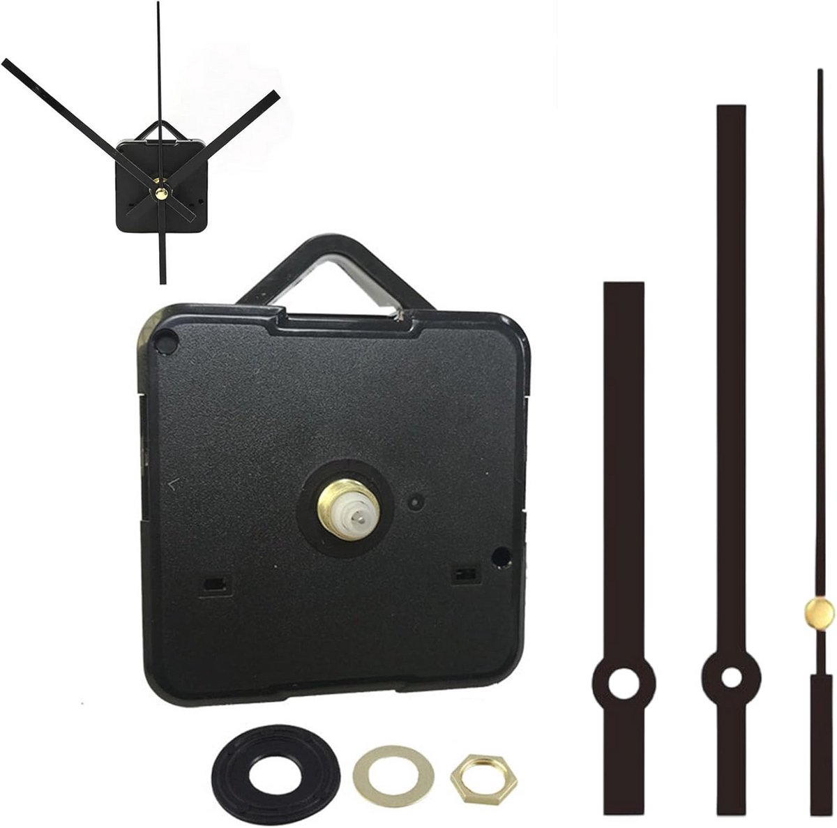 Wandklok Mechanisme met Stil Kwarts Uurwerk voor Doe-Het-Zelf Klokken