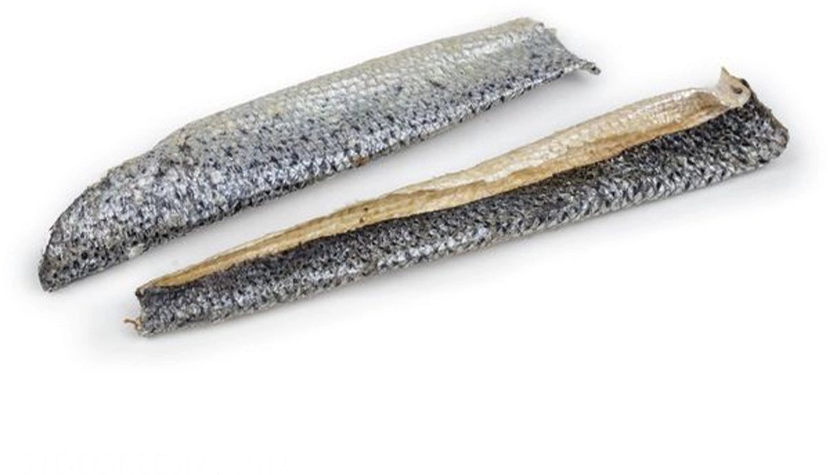 De-Tail Zalm huidrollen grote zak 200 gram zonder toevoegingen 18 - 24 cm