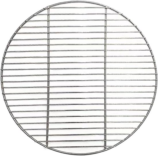 Rond roestvrij stalen grillrooster 38 cm voor BBQ, camping en picknick ...