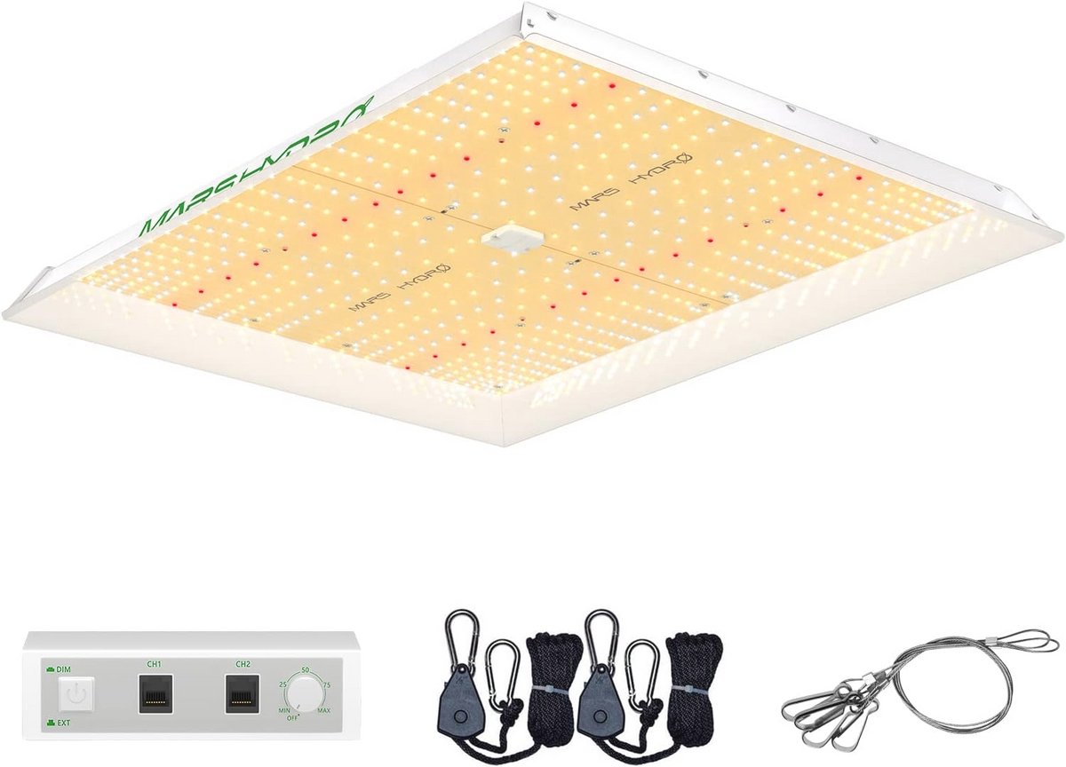 Dimbare LED Kweeklamp met Volledig Spectrum - 300W voor Binnenkweek van Zaailingen, Groenten en Bloemen 100x100cm