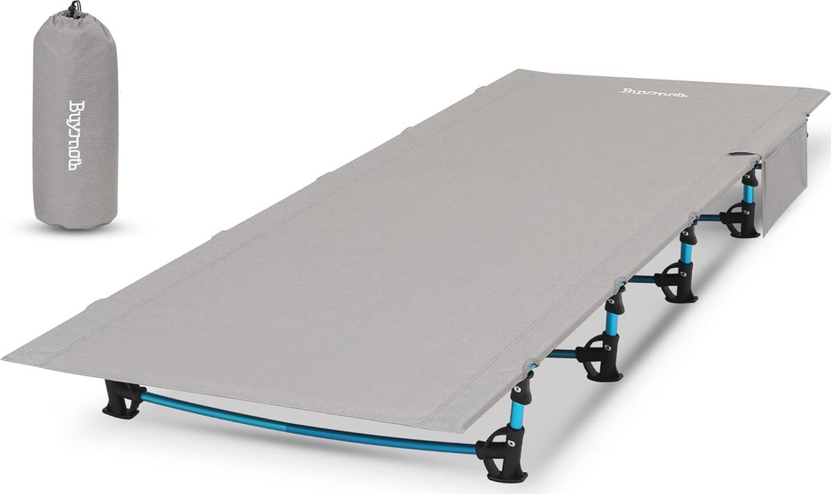Ultralicht Opvouwbaar Campingbed - Snel Opgezet Zonder Gereedschap - Perfect voor Backpacken en Reizen