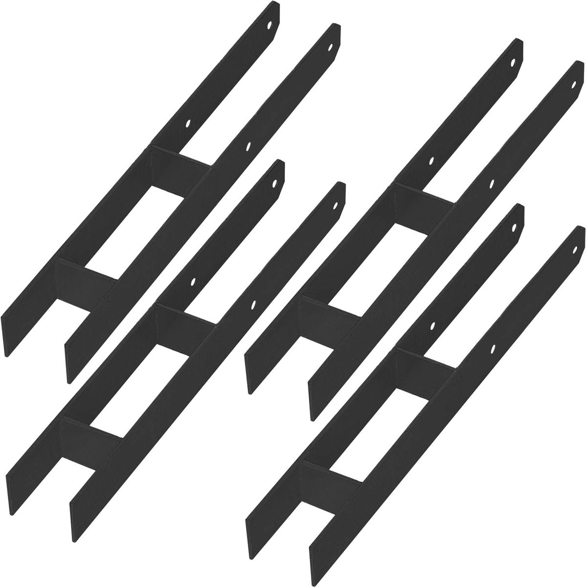 Kotarbau - H-vormige Paal Basis - Zwart - Voor Betoninstallatie