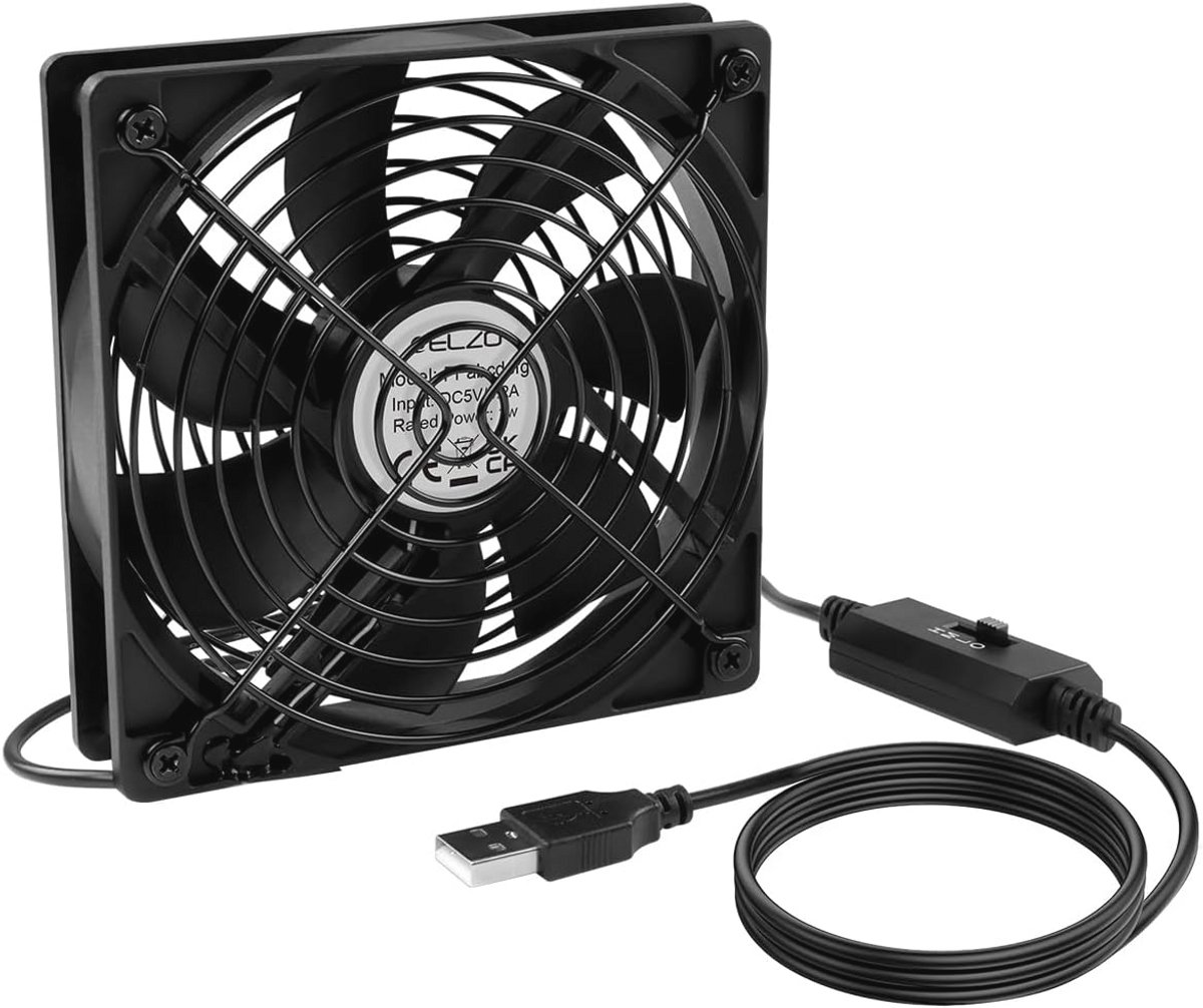 Draagbare 120 mm USB Ventilator voor Laptop en PC