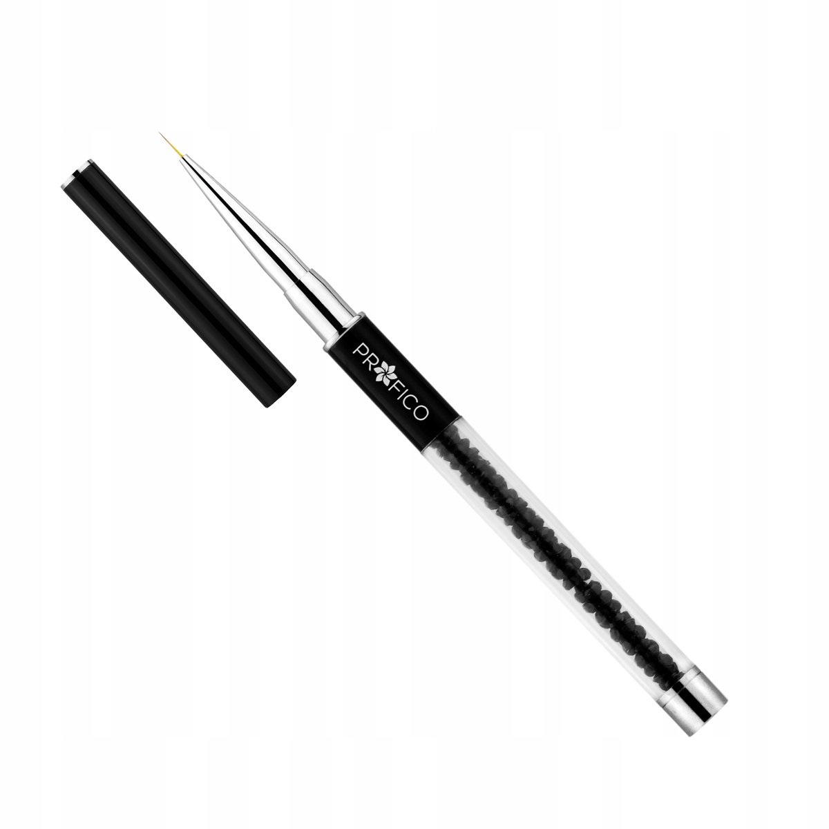Profico Nail Art Brush met Kristallen Handvat - Fijne Punten