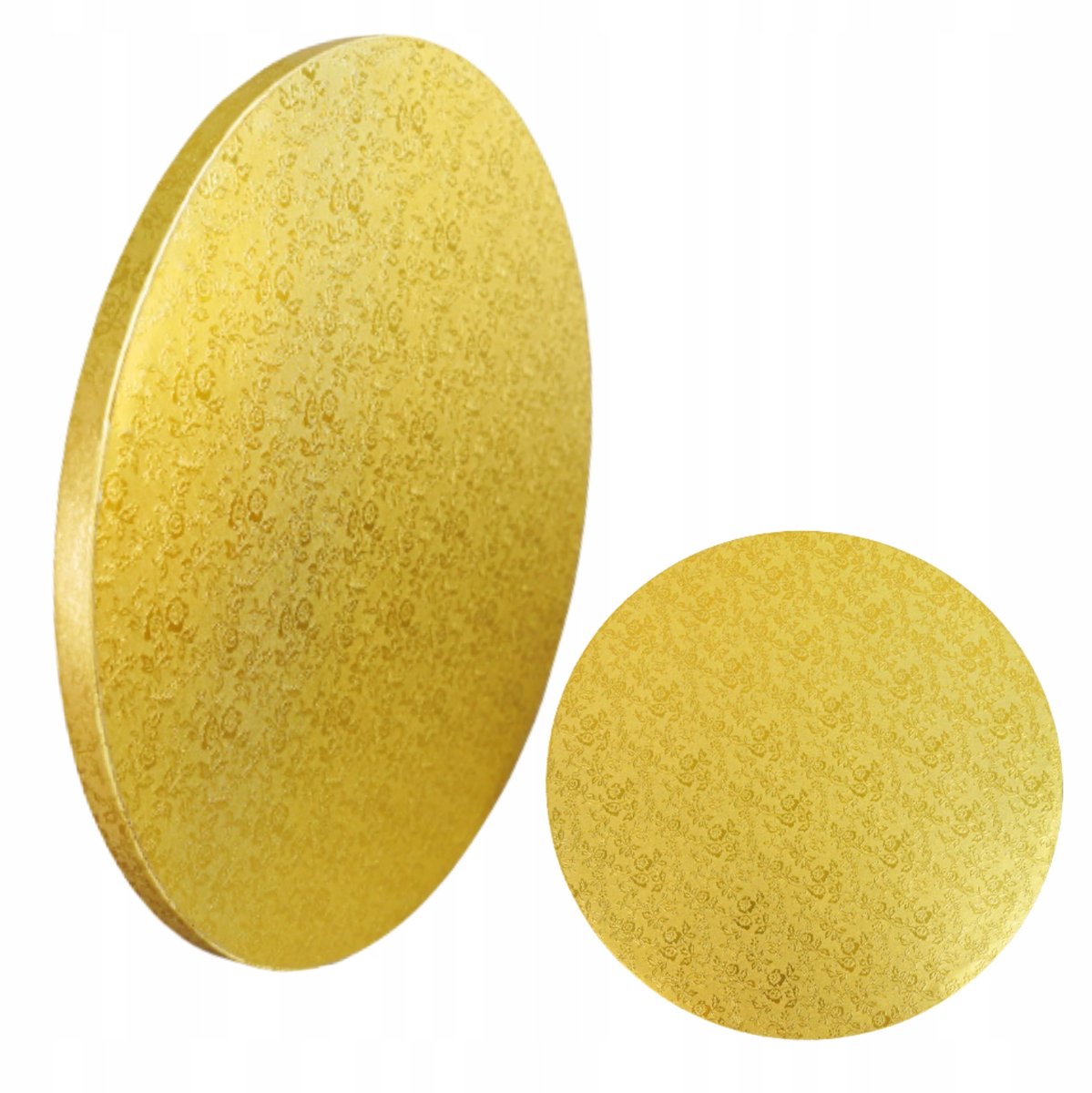Gouden Taartonderlegger Rond 25cm Dik 12mm