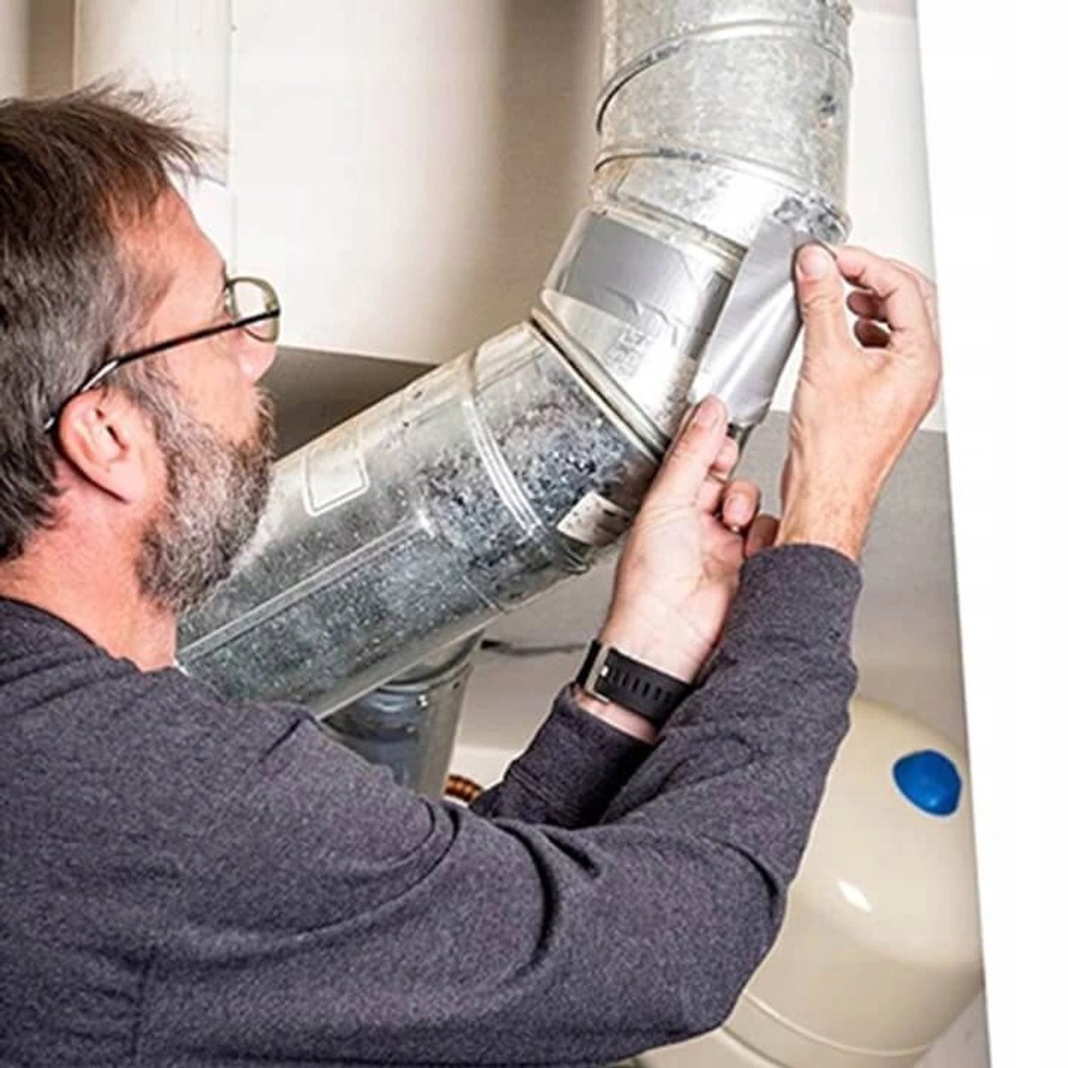 Sterke Zilveren Duct Tape 48mm x 10m - Waterdicht & Duurzaam