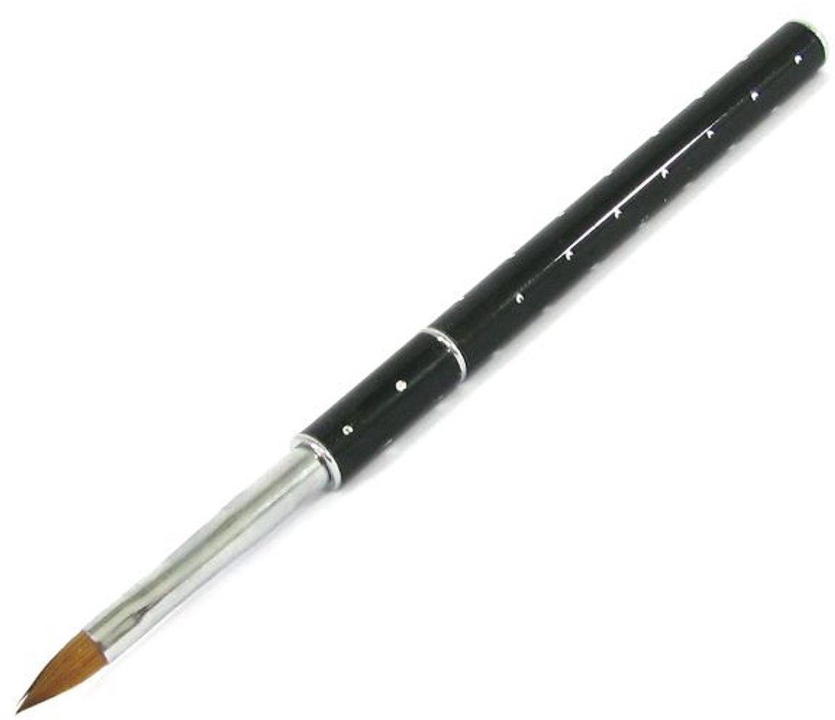 Evershine Acryl Penseel #6 - Opvouwbaar, synthetisch haar