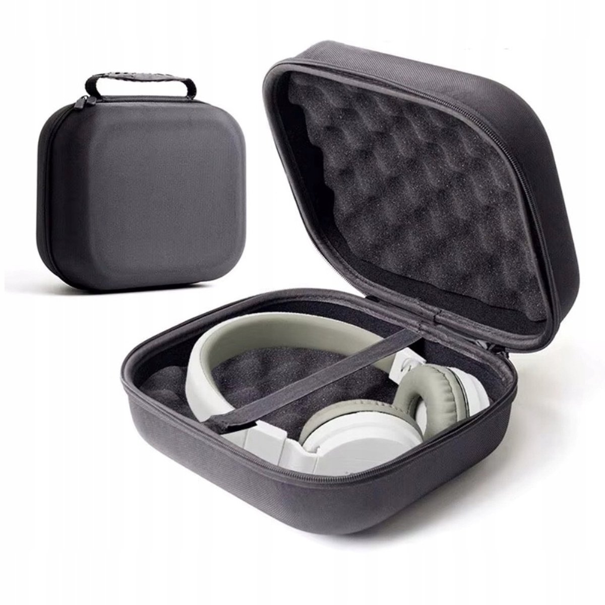 IRIS Groot Hoesje voor Over-Ear Koptelefoons - Zwart