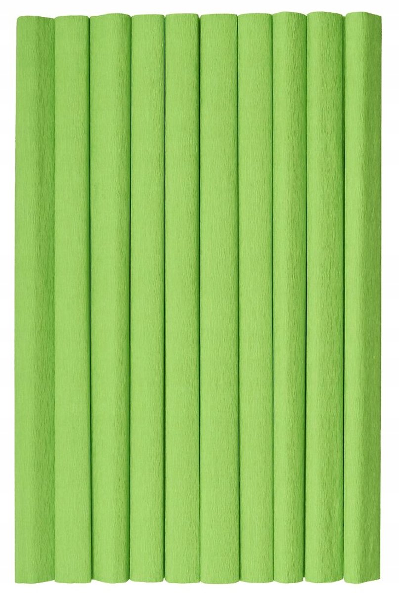 Gekreukt Kreppapier Groen 50x200cm - 10 Vellen