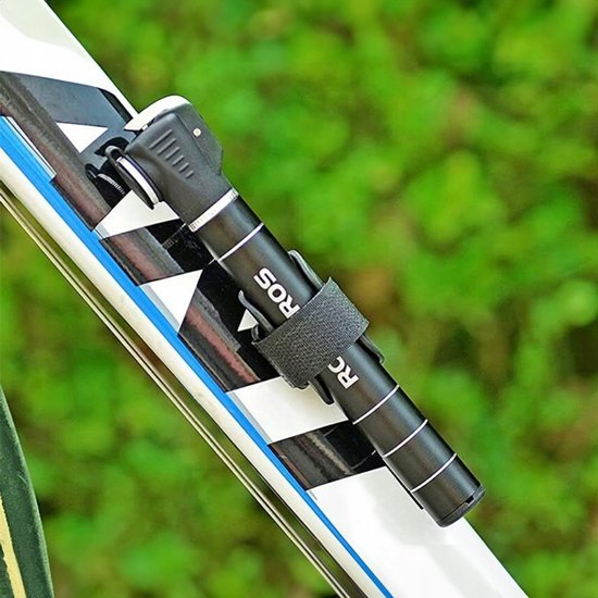 Rockbros Telescopische Fietshandpomp Aluminium AV/FV met Houder — afbeelding 3