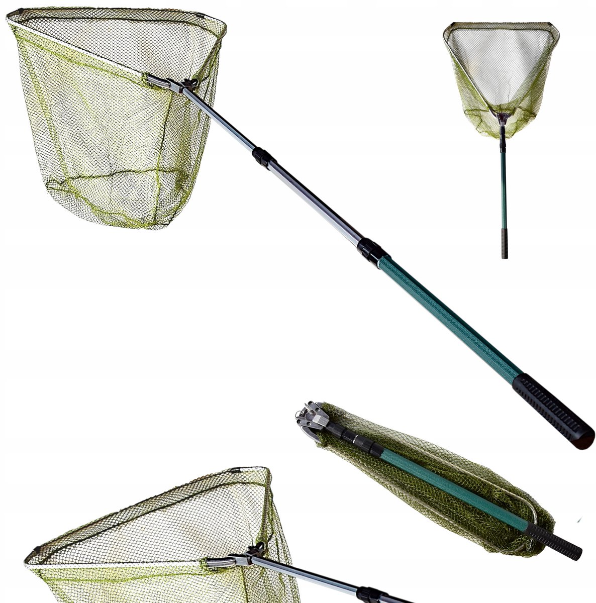 Telescopische Visnet - 190cm - 3 Secties
