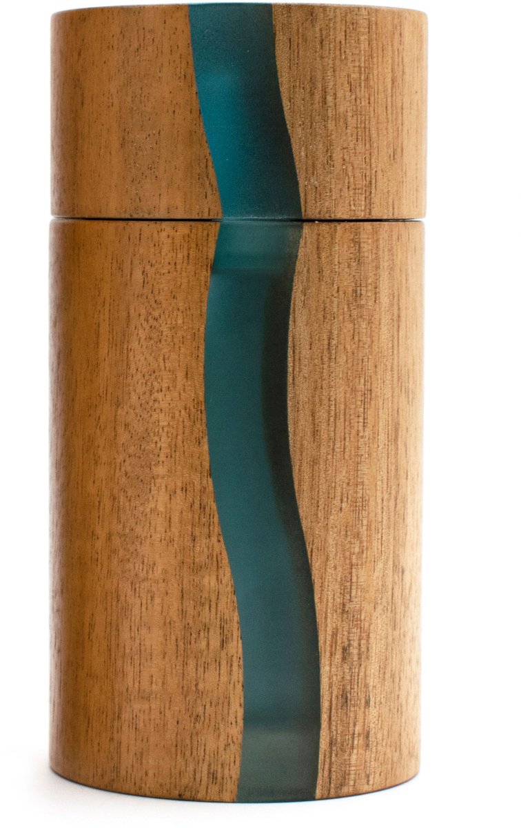 Pepermolen - BISETTI - POSITANO - 13 cm - Acacia / Blauwe hars