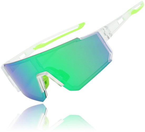 Skibril - Skibrillen - Unisex Snelle Polaire Sportzonnebrillen, Fietsbrillen, Lopen en Ski毛n, UV400 Bescherming
