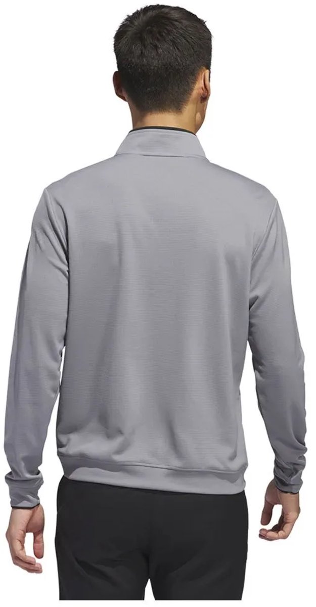 Adidas Core Lightweight Sweatshirt Met Halve Rits Grijs XL Man van adidas — afbeelding 2