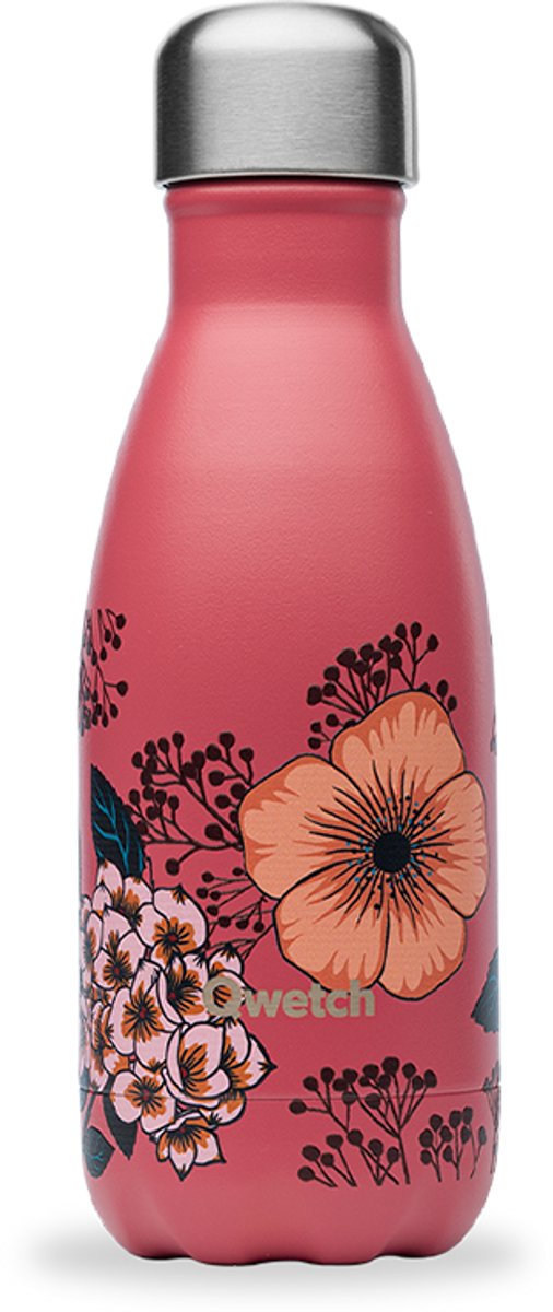 Qwetch - Isothermische fles - Originals Anemonen- 260ml