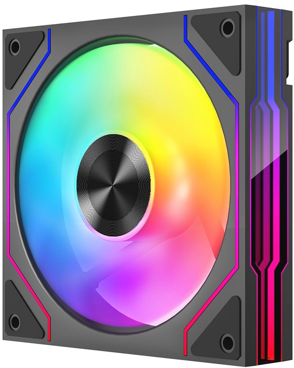 120mm ARGB PC Fan met PWM Controle en Oneindige Spiegel Effect