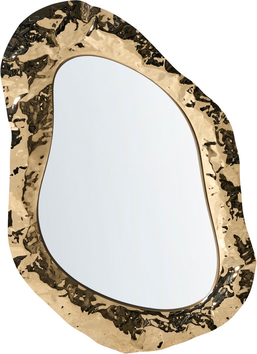 Beliani JOSSIGNY - Wandspiegel - Goud - RVS