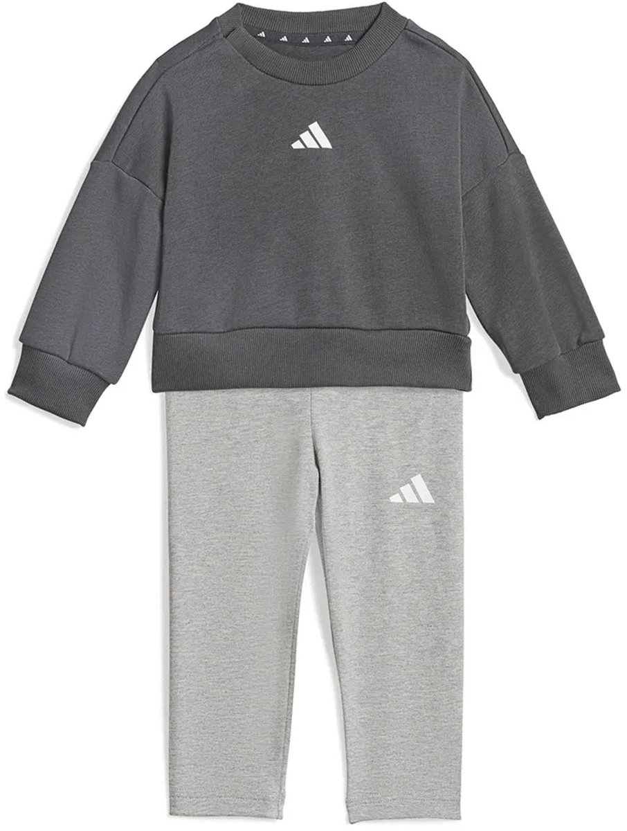 Adidas Seasonals Sweat Set 0-3 Months Jongens Meisjes Grijs