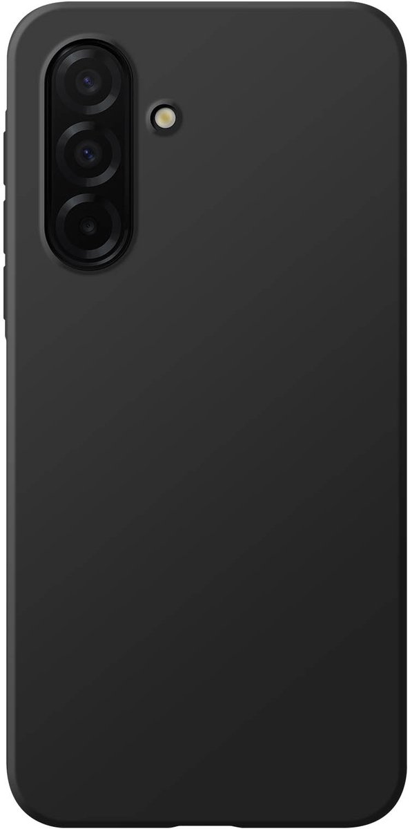 Akashi, Hoesje Geschikt voor Samsung Galaxy A36 Silicone Flexibel Rubber Touch, Zwart
