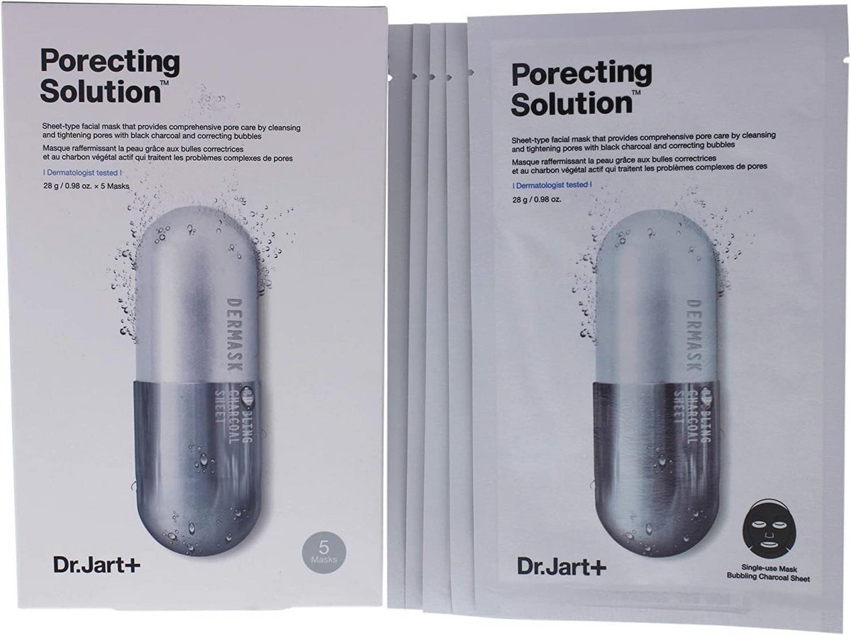 Bubbelend Bladmasker voor Poriënreductie - 5 Stuks