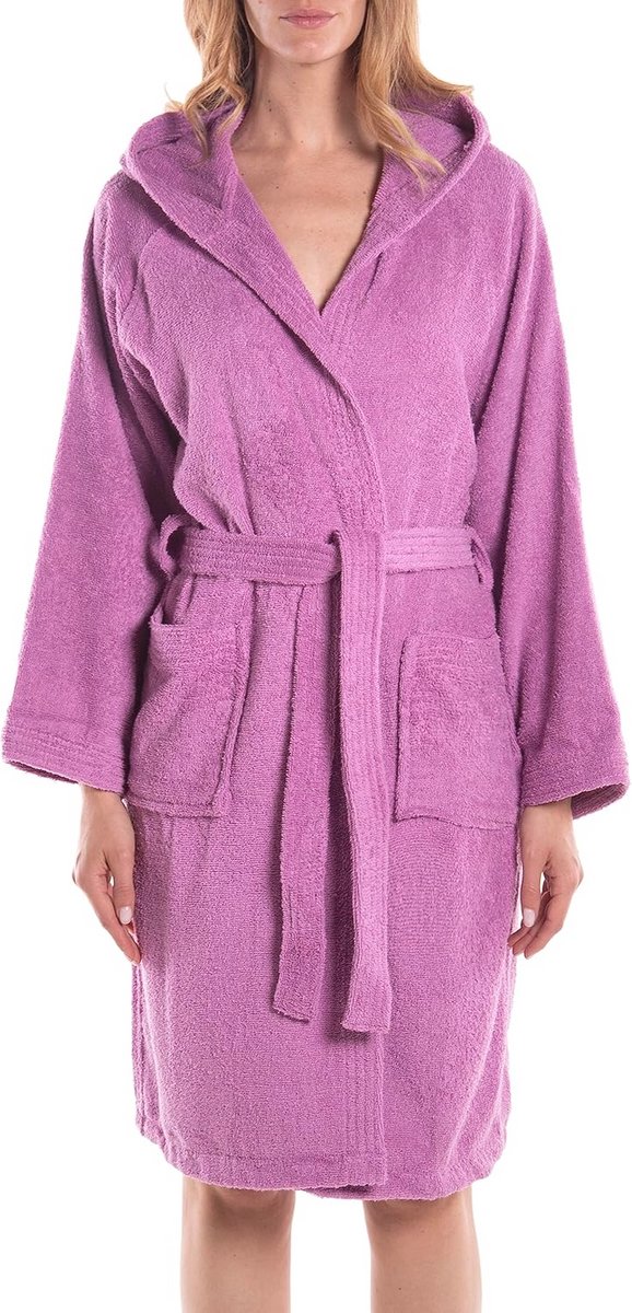 Unisex Microfibre Badjas met Capuchon voor Volwassenen - Twee Kleuren