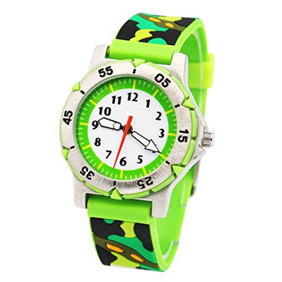 Waterdichte 3D Leuke Cartoon Digitale Horloges voor Kinderen - Milieuvriendelijk Siliconen Horloge