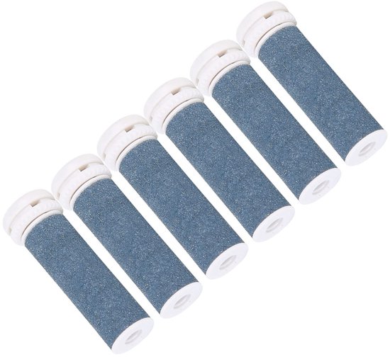 Elektrische eeltverwijderaar, eeltverwijderaar, reserverollen, 5 stuks reserverollen, elektrische voetvijl, extra grof, mineraal, reservewielen voor eeltverwijderaar, navulrollen, elektronische