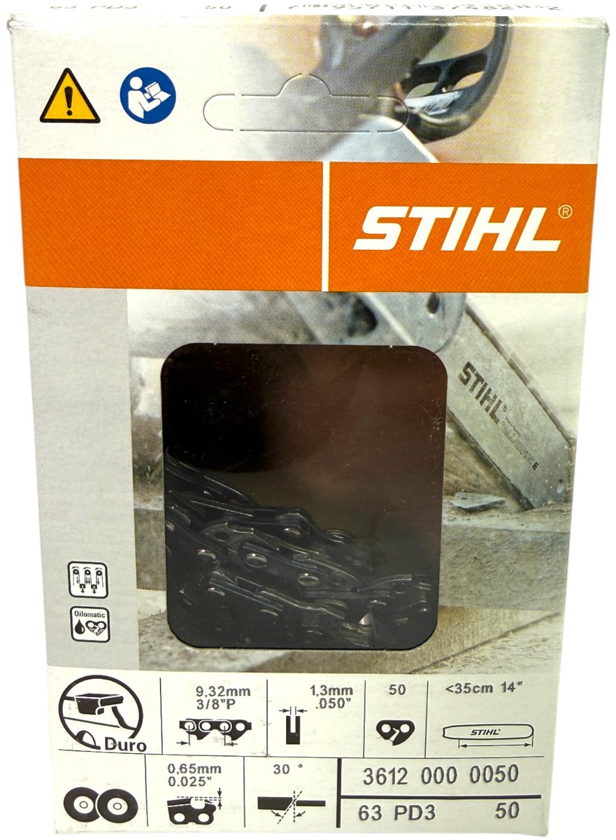 Stihl Picco Duro 3 (PD3) zaagketting 35 cm 3/8" P 1,3 mm 50 TG ( 36120000050 )