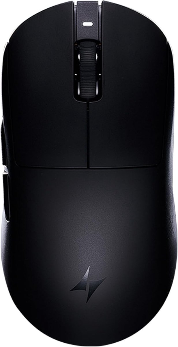 ATK A9 Ultra Max - Draadloze Gaming Muis - Ultralicht - 53 Gram - PAW3395 Sensor - 8 kHz Polling Rate - Nordic nRF52840 MCU - 600 mAh Batterij - Optische Switches - Ice-Feel Coating - Zwart