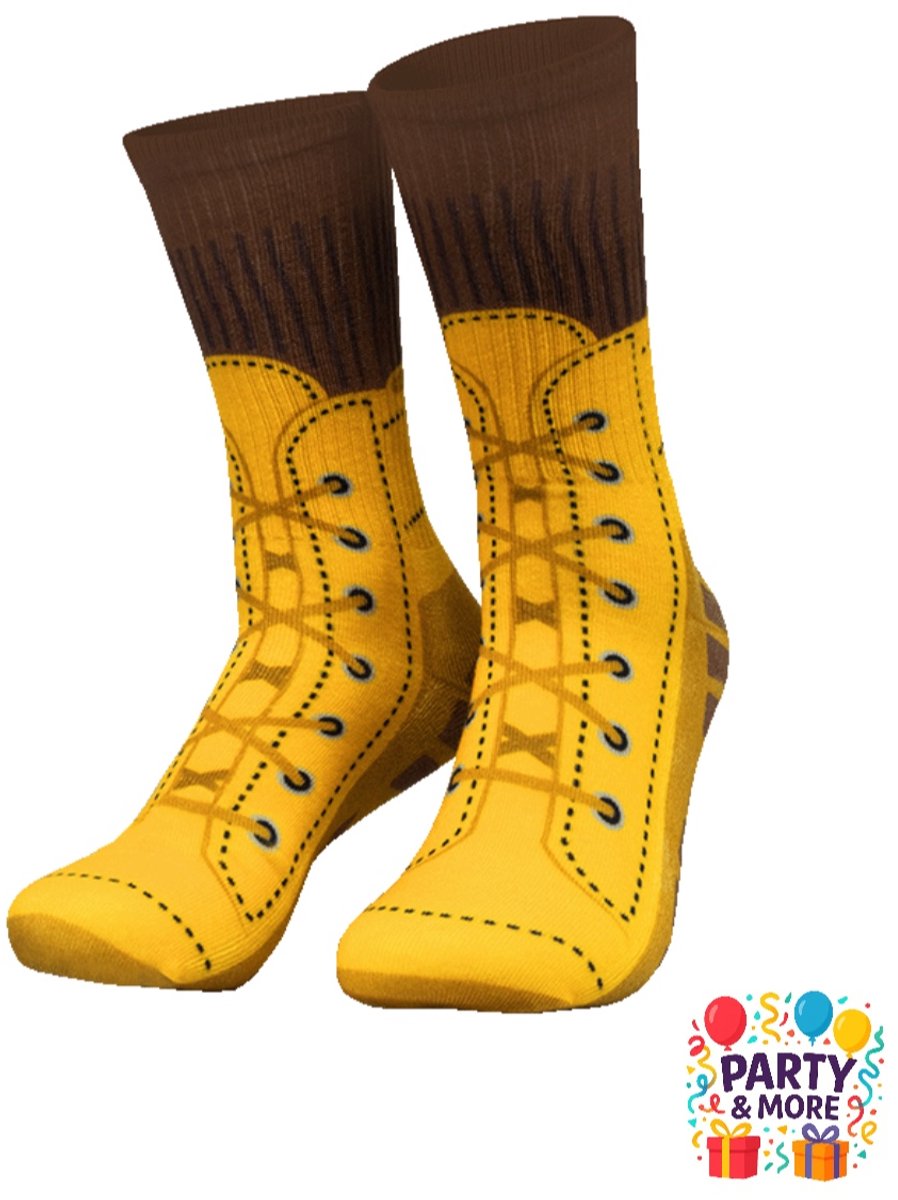 Silly socks – Work boots - happy socks – funny socks – sokken – grappig