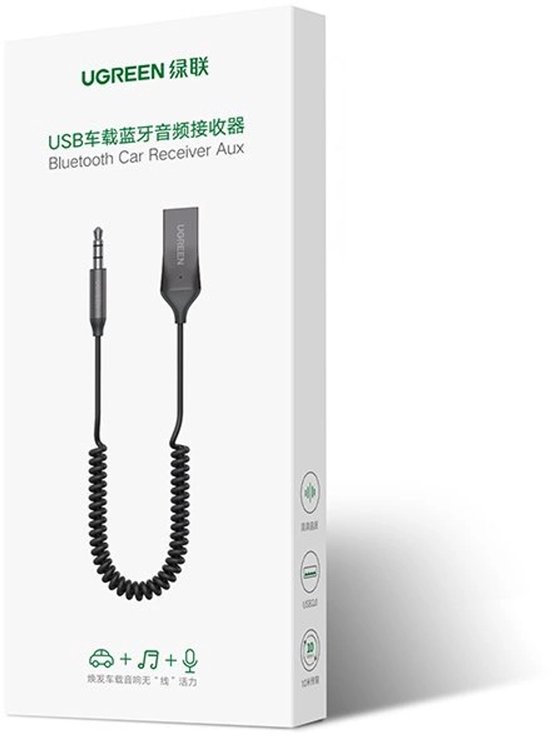 Ugreen Bluetooth Car Receiver Aux verpakking.