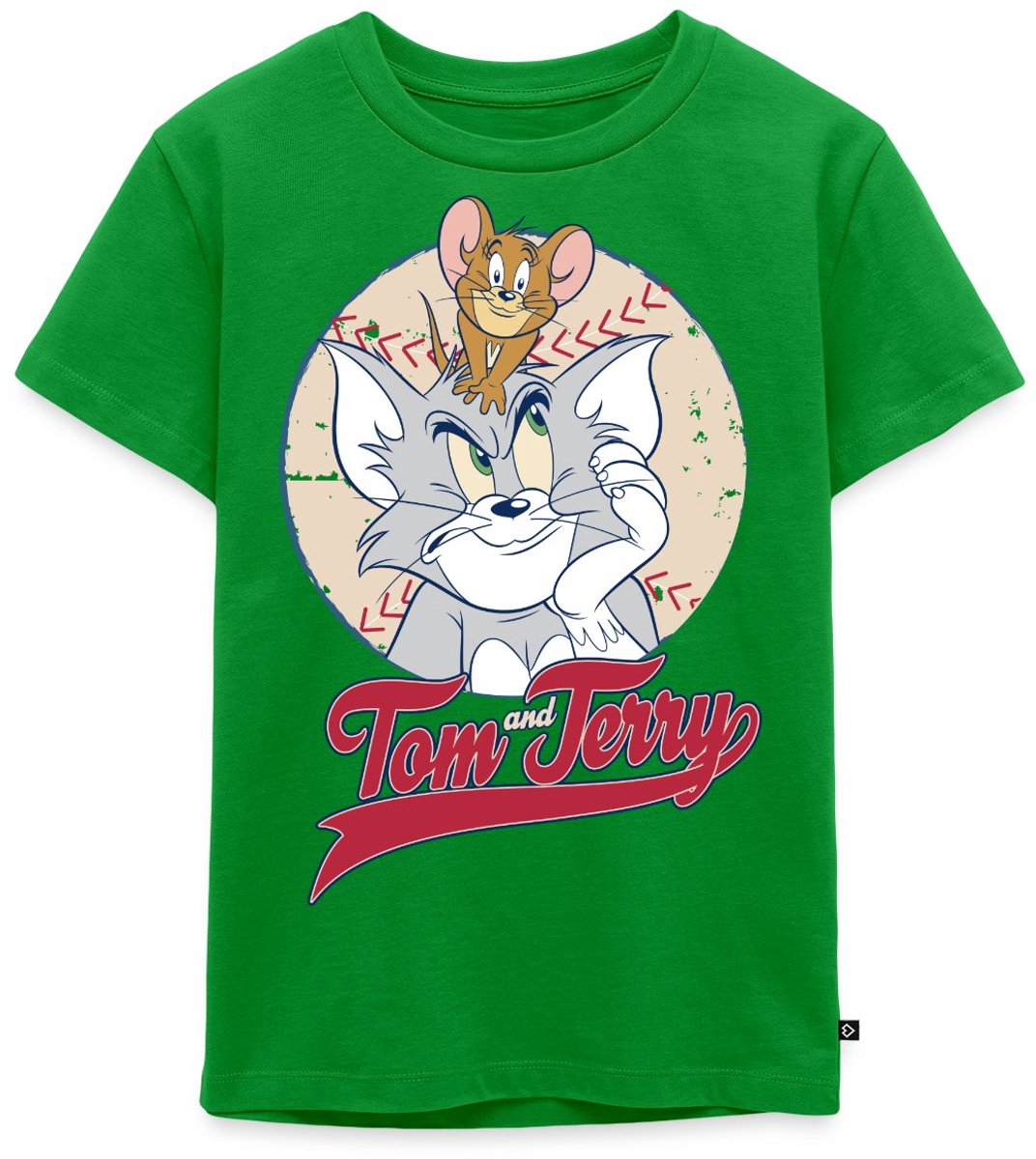 Tom En Jerry Baseball Premium T Shirt Kinderen