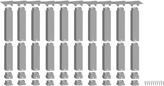 NOCH 53942 H0, TT, N Jeu de piliers Easy-Track