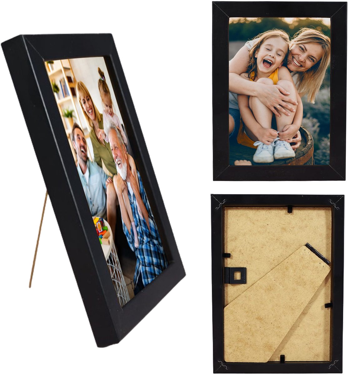 BASIC Serie - Fotolijst - 13x18 cm - MDF - Zwart