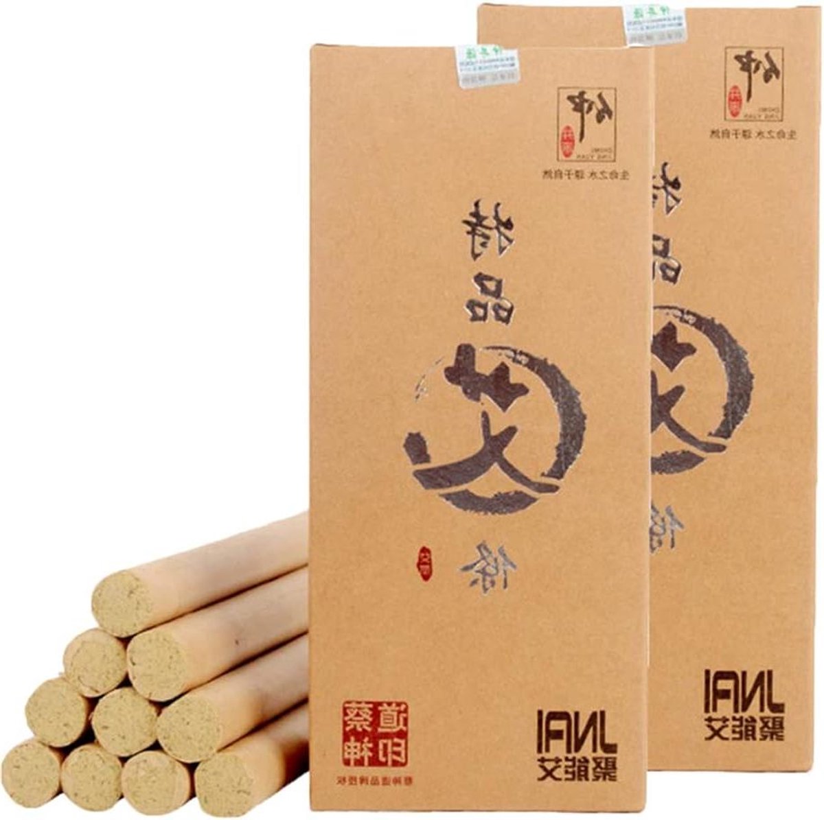 CSGoods - Natuurlijke handgemaakte moxa rolls voor traditionele moxibustion - geschikt voor ouderen, vrouwen en kinderen - twee boxen