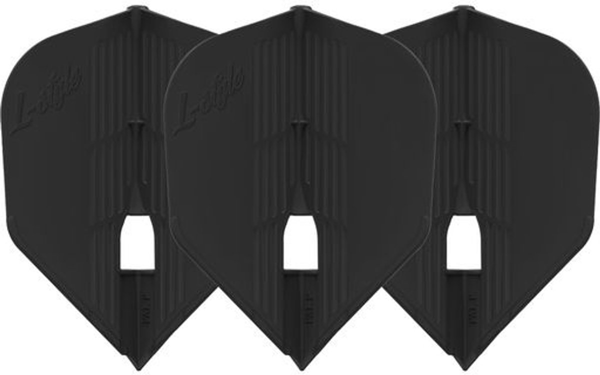 L-Style Champagne Flight Kami L3 Shape Black - Dart Flights